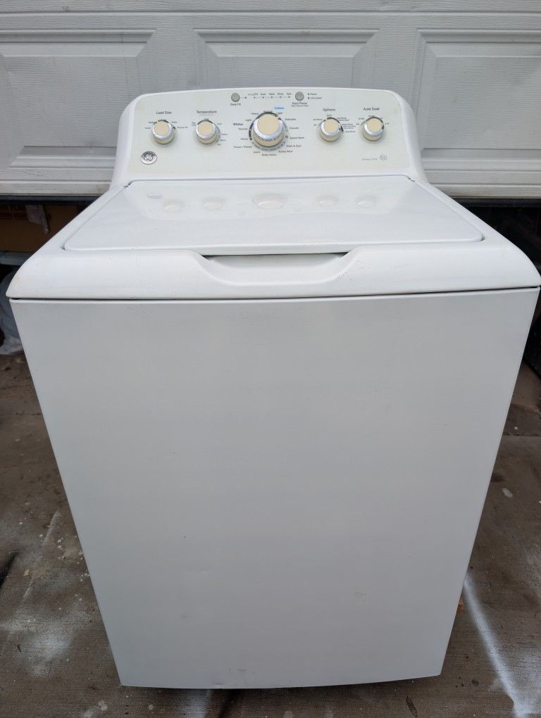 GE WASHER SUPER CAPACITY CAN DELIVER