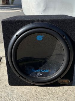 Planet Audio 1800W Subwoofer in Box