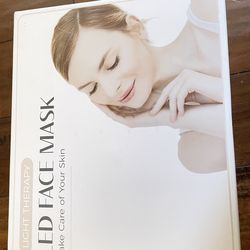 Red Light Therapy for Face, Light Therapy Mask for Firming, Wrinkles & Acne, Wireless Red & 850nm Infrared Light Silicone Mask, 7-Color LED Face Mask 