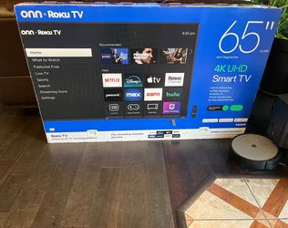 Never opened 65" ONN TV $275 OBO