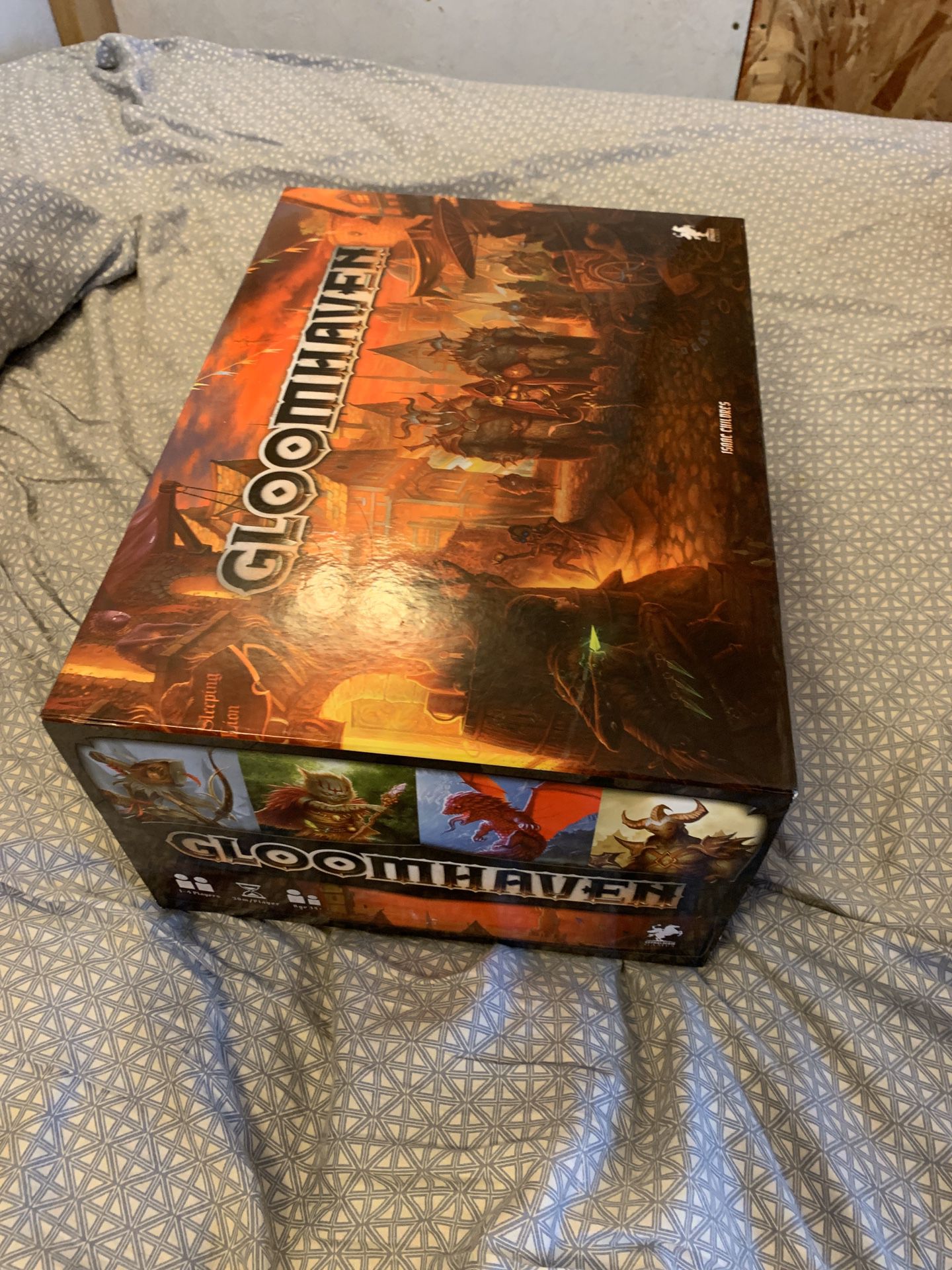 Gloomhaven Board Game w/ Insert and replaceable stickers