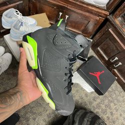 Jordan Electric Green 6’s 