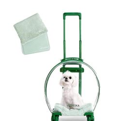 VETRESKA Hard Pet Carrier with Stickers & 2 Mats