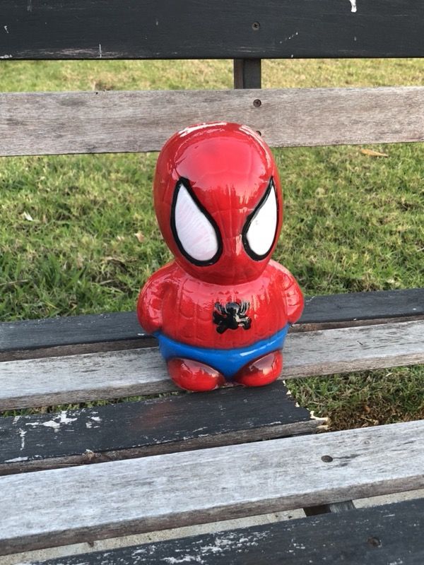Spiderman coin bank