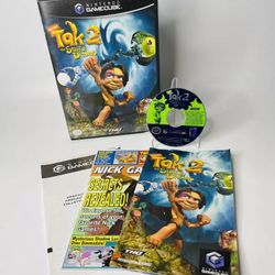 Tak 2 The Staff of Dreams Nintendo Gamecube CIB Complete Manual + Magazine NM CD