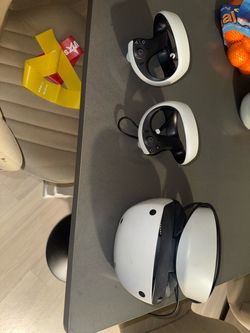 PlayStation VR2 with sense controllers
