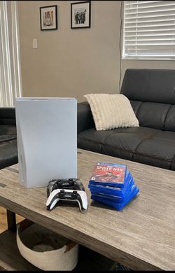 Ps5 with controllers and games