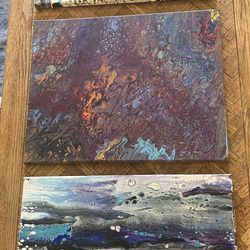 3 Acrylic Canvas Art