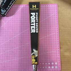 Harmon Brewing Co Puget Sound Porter Beer Tap Handle