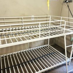 White Bunk Bed 