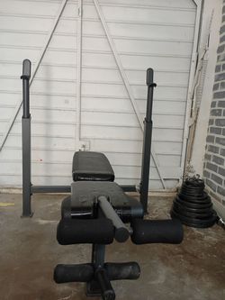 Weight plates bench