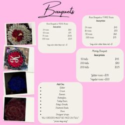 Eternal Glitter Bouquets 