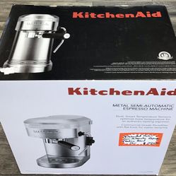 KitchenAid Metal Semi-Automatic Espresso Machine Brand New
