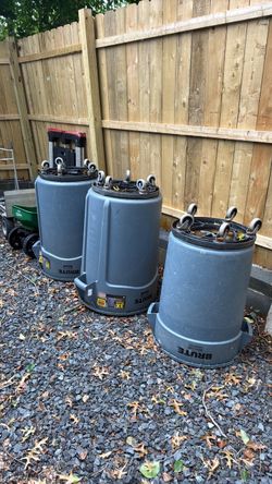 44 gallon demo cans with wheels