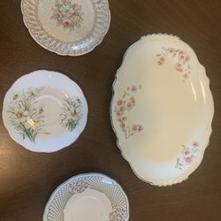 Vintage China Saucers/platter