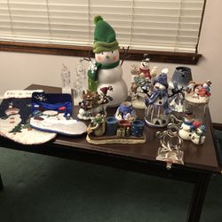 Lot of Snowman Decor -$50 for All