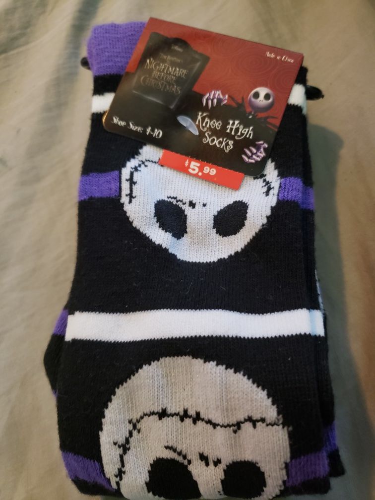 Nightmare before Christmas jack socks