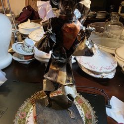 Vintage Mexican Folk Art Paper Mache Figurine,