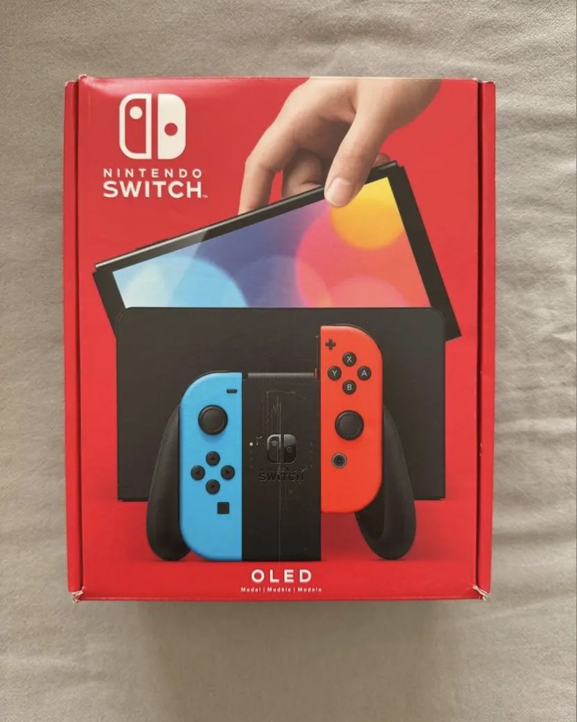Nintendo Switch OLED +256gb SD Card