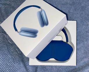 Authentic USB C Airpods Max Sky Blue
