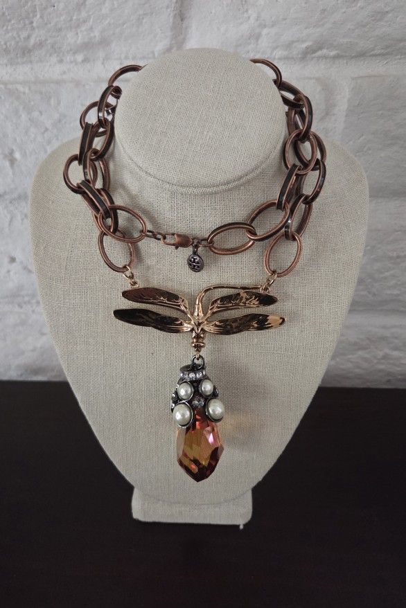 Tory Burch Dragonfly Pendant Necklace