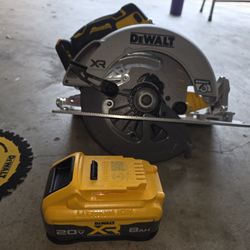 Dewalt 20v Xr Circular Saw Battery 8ah Powerpack New 