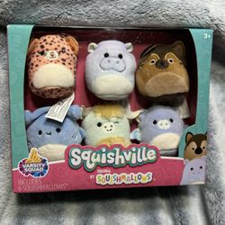 Squishville By Squishmallows Varsity Squad (Set of 6)