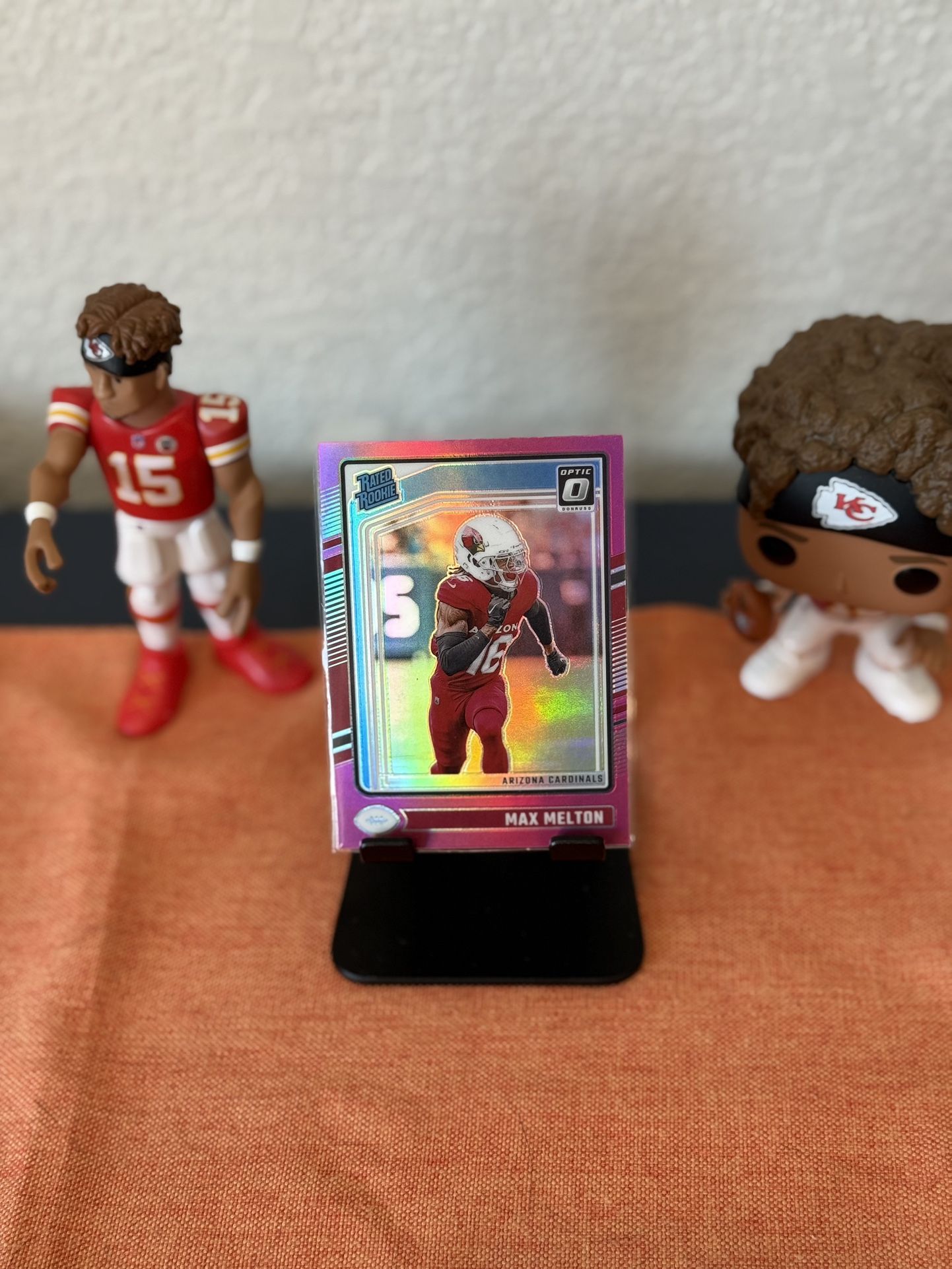 2024 Panini Donruss Optic - Rated Rookie Max Melton #277 Pink Prizm (RC)