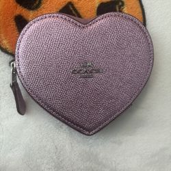Coach Heart Coin Wallet 