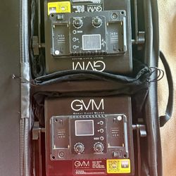 GVM LED Video Light Kit (2 Panels) w/ Carry Case – Great Condition