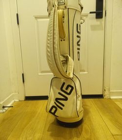 Vintage ping eye 2 leather golf bag
