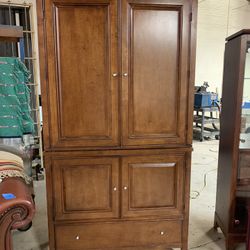 Solid Wood Cabinet - Tall