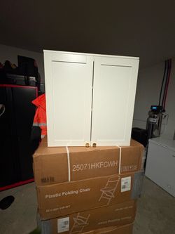 Assembled wall kitchen cabinet