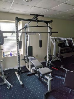 Weights rack plates gym