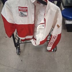 Vintage Nascar Winston Cup Series Puffer Coach Jacket