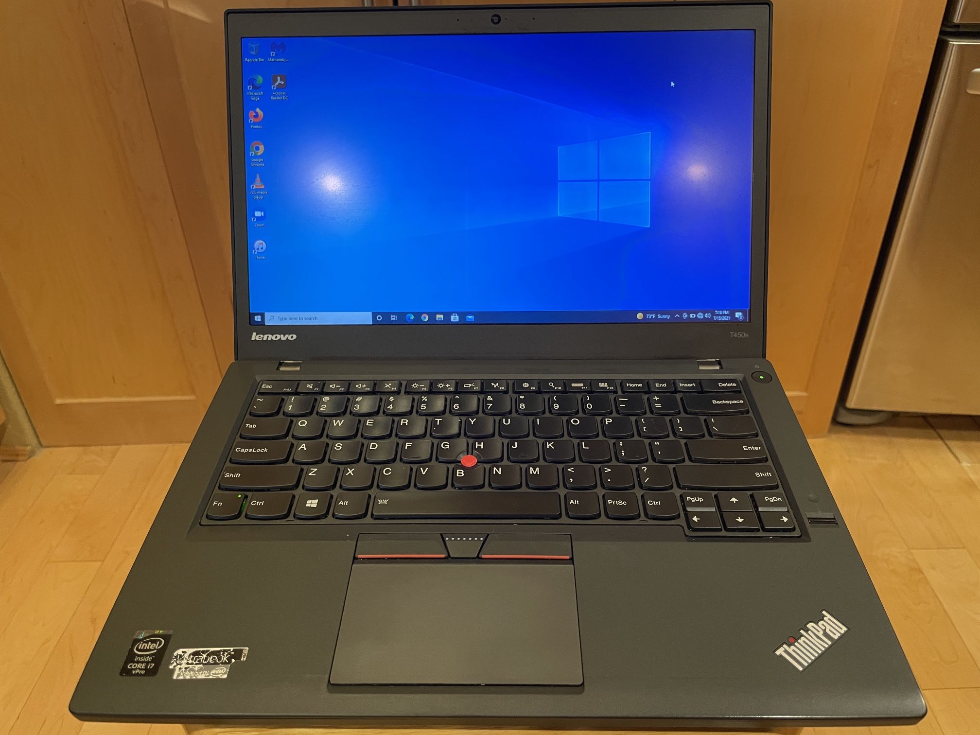 Lenovo ThinkPad T450s Laptop, Intel i7-5600U, 8GB RAM, 128GB SSD, Win 10 Pro