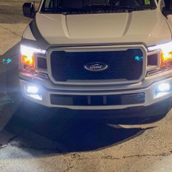 H1 LED Headlight Bulb, 10000 Lumens Super Bright LED Headlights Conversion Kit 6000K Glacier White 