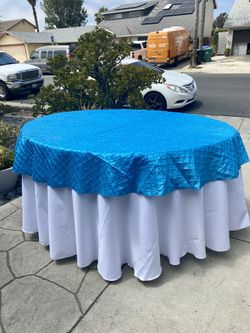 Turquoise Linens Manteles 