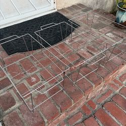 (3) Chafing Wire Buffet/Catering Rack, Chrome