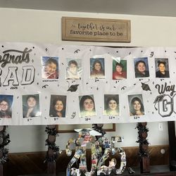 Graduation Banner Kindergarten To Senior Year Photos