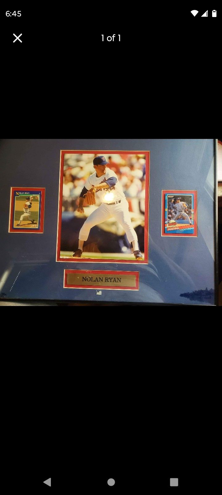 Nolan Ryan Framed Cards