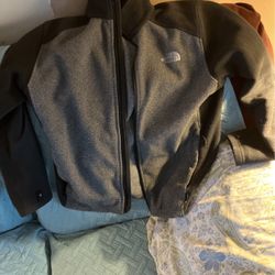 Grey And Black North Face 