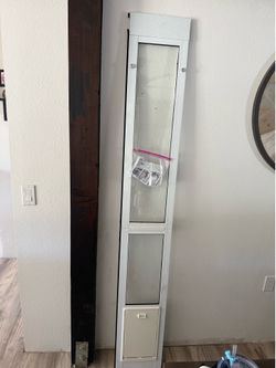 Doggy door sliding glass insert