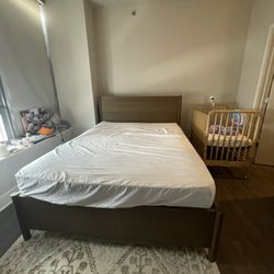 IKEA STORKLINTA with Storage Queen Bed