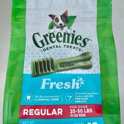 Greenies Dog Dental Treats Unopened Bag