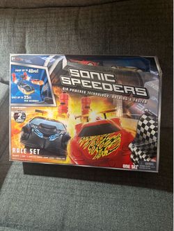 Air powered race cars. Brand new. Set of two.