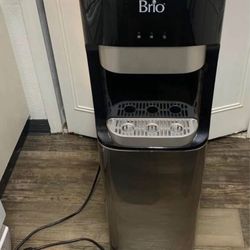 LIKE NEW Brio Bottom Loading 5 Gallon Hot, Room Temp, And Cold Water Dispenser