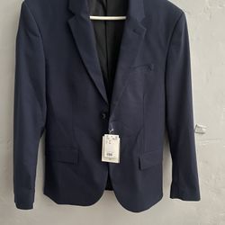 H&M Navy Blue Suit 