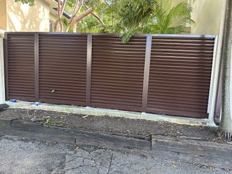 Aluminum Wood Fence