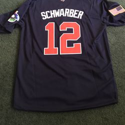 Schwarber  Team USA Baseball Jersey -Nww